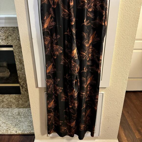 MADEWELL x No. 6 Isabella Jumpsuit Floral Silk Wide Leg Size 8 - Picture 8 of 11